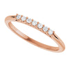 14K Yellow Gold 3/8 CTW Natural Diamond Anniversary Band