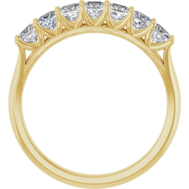 14K Yellow 3/8 CTW Natural Diamond Anniversary Band