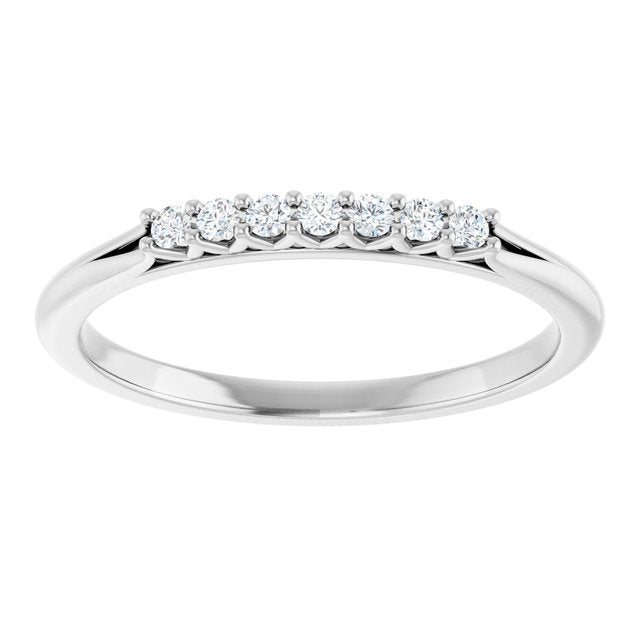 14K Yellow 3/8 CTW Natural Diamond Anniversary Band