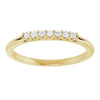 14K Yellow 3/8 CTW Natural Diamond Anniversary Band