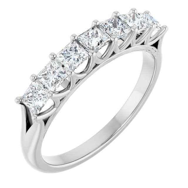 14K Yellow 3/8 CTW Natural Diamond Anniversary Band