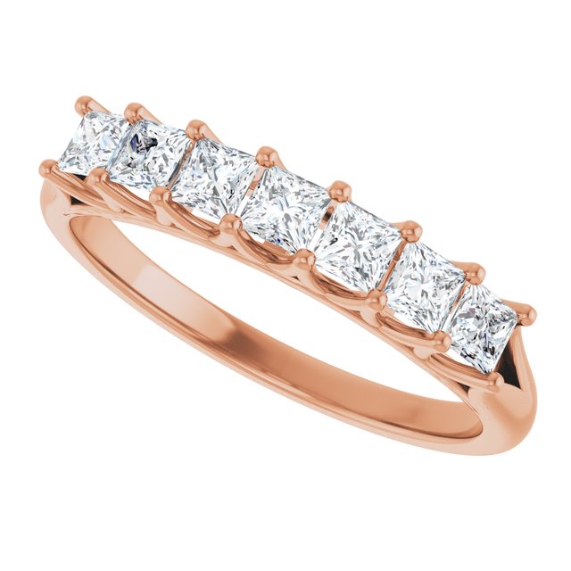 14K Yellow Gold 3/8 CTW Natural Diamond Anniversary Band