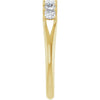 14K Yellow 3/8 CTW Natural Diamond Anniversary Band