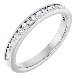 1/4 CTW Natural Diamond Anniversary Band Crafted in 14K Gold & Platinum