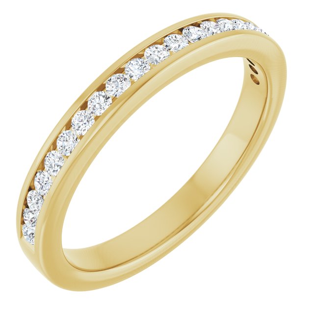 1/4 CTW Natural Diamond Anniversary Band Crafted in 14K Gold & Platinum