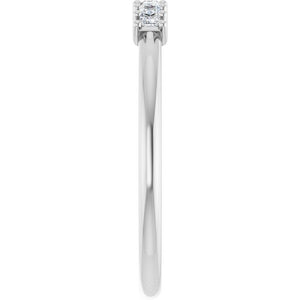 14K Yellow Gold 1/10 CTW Natural Diamond Anniversary Band - Elegant Design
