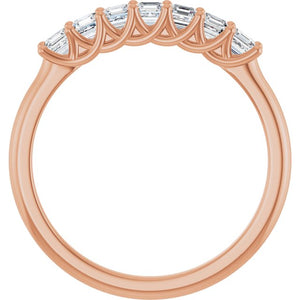 14K Yellow Gold 1/10 CTW Natural Diamond Anniversary Band - Elegant Design