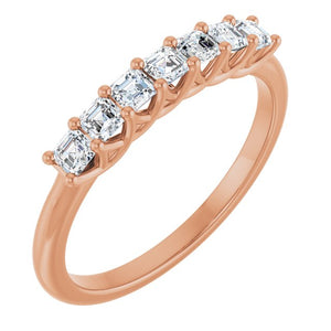 14K Yellow Gold 1/10 CTW Natural Diamond Anniversary Band - Elegant Design