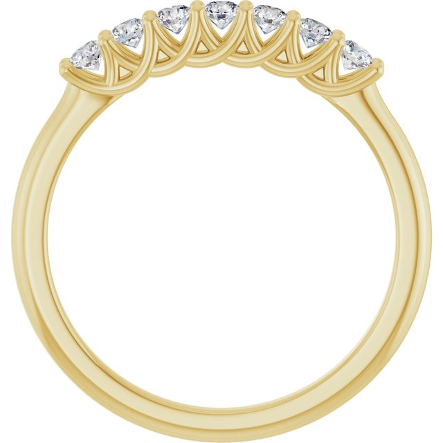 14K Yellow 1/10 CTW Natural Diamond Anniversary Band