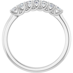 14K Yellow Gold 1/10 CTW Natural Diamond Anniversary Band - Elegant Design