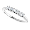 14K Yellow Gold, 1/10 CTW Natural Diamond Anniversary Band - Elegant Design