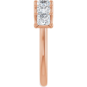 14K Yellow Gold 1/10 CTW Natural Diamond Anniversary Band - Elegant Design
