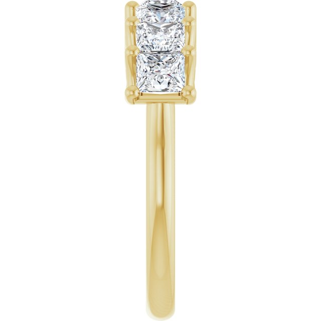 14K Yellow 1/10 CTW Natural Diamond Anniversary Band