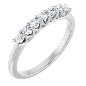 14K Yellow Gold 1/10 CTW Natural Diamond Anniversary Band - Elegant Design