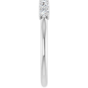 14K Yellow Gold 1/10 CTW Natural Diamond Anniversary Band - Elegant Design