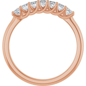 14K Yellow Gold 1/10 CTW Natural Diamond Anniversary Band - Elegant Design