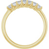 14K Yellow Gold, 1/10 CTW Natural Diamond Anniversary Band - Elegant Design