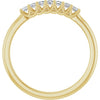 14K Yellow 1/10 CTW Natural Diamond Anniversary Band