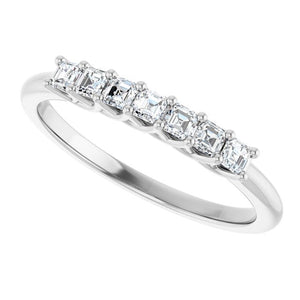 14K Yellow Gold 1/10 CTW Natural Diamond Anniversary Band - Elegant Design
