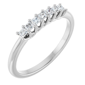 14K Yellow Gold 1/10 CTW Natural Diamond Anniversary Band - Elegant Design
