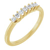 14K Yellow 1/10 CTW Natural Diamond Anniversary Band