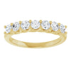 14K Yellow Gold, 1/10 CTW Natural Diamond Anniversary Band - Elegant Design