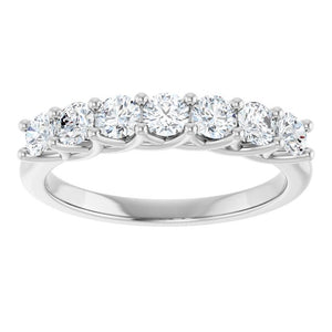 14K Yellow Gold 1/10 CTW Natural Diamond Anniversary Band - Elegant Design