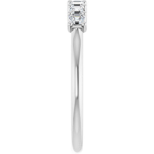 14K Yellow Gold 1/10 CTW Natural Diamond Anniversary Band - Elegant Design