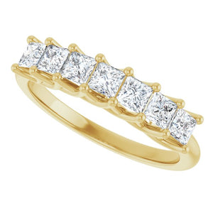 14K Yellow Gold 1/10 CTW Natural Diamond Anniversary Band - Elegant Design