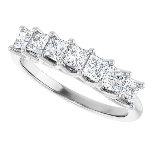 14K Yellow Gold, 1/10 CTW Natural Diamond Anniversary Band - Elegant Design