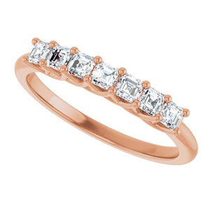 14K Yellow Gold 1/10 CTW Natural Diamond Anniversary Band - Elegant Design