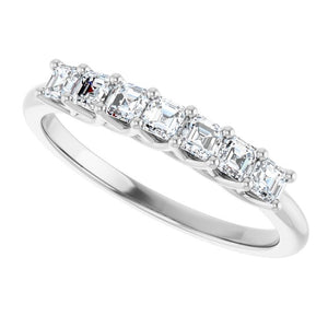 14K Yellow Gold 1/10 CTW Natural Diamond Anniversary Band - Elegant Design