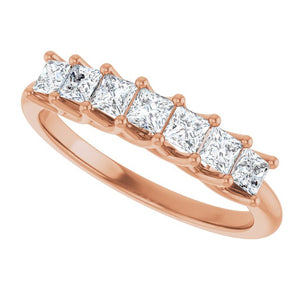 14K Yellow Gold 1/10 CTW Natural Diamond Anniversary Band - Elegant Design