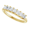 14K Yellow Gold, 1/10 CTW Natural Diamond Anniversary Band - Elegant Design