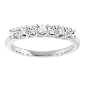 14K Yellow Gold 1/10 CTW Natural Diamond Anniversary Band - Elegant Design