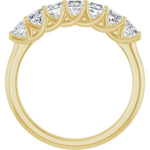 14K Yellow Gold 1/10 CTW Natural Diamond Anniversary Band - Elegant Design