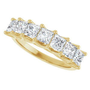14K Yellow Gold 1/10 CTW Natural Diamond Anniversary Band - Elegant Design