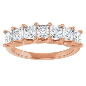 14K Yellow Gold 1/10 CTW Natural Diamond Anniversary Band - Elegant Design