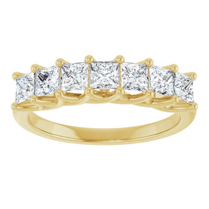 14K Yellow Gold 1/10 CTW Natural Diamond Anniversary Band - Elegant Design