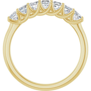 14K Yellow Gold 1/10 CTW Natural Diamond Anniversary Band - Elegant Design