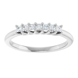 14K Yellow Gold 1/10 CTW Natural Diamond Anniversary Band - Elegant Design