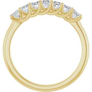 14K Yellow Gold 1/10 CTW Natural Diamond Anniversary Band - Elegant Design