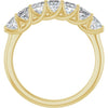 14K Yellow Gold, 1/10 CTW Natural Diamond Anniversary Band - Elegant Design