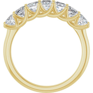 14K Yellow Gold 1/10 CTW Natural Diamond Anniversary Band - Elegant Design