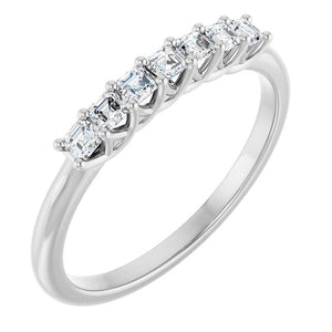 14K Yellow Gold 1/10 CTW Natural Diamond Anniversary Band - Elegant Design