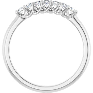 14K Yellow Gold 1/10 CTW Natural Diamond Anniversary Band - Elegant Design