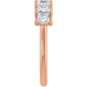 14K Yellow Gold 1/10 CTW Natural Diamond Anniversary Band - Elegant Design