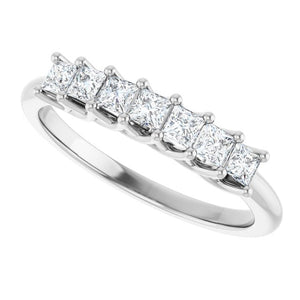 14K Yellow Gold 1/10 CTW Natural Diamond Anniversary Band - Elegant Design