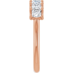 14K Yellow Gold 1/10 CTW Natural Diamond Anniversary Band - Elegant Design