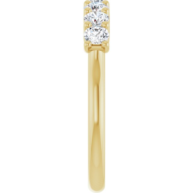 14K Yellow 1/10 CTW Natural Diamond Anniversary Band